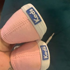 Pink Keds shoes, size 2 Girls